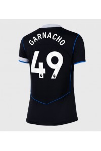 Chelsea Alejandro Garnacho #49 Fotballdrakt Tredje Klær Dame 2025-26 Korte ermer